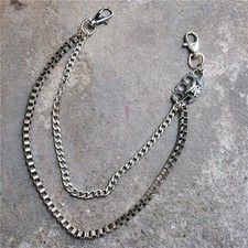 Abbigliamento uomo semplice retrò pantaloni catena fine hip-hop metallo pantaloni catena