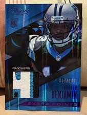 2014 Panini Prestige Kelvin Benjamin Rookie  Extra Points Prime 3 Clr Patch /100