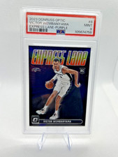 Victor Wembanyama RC - 2023-24 Donruss Optic Express Lane Purple #8 - PSA MINT 9