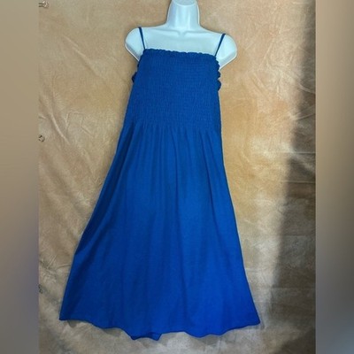 H&M Textured Blue Dress size Medium