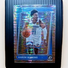 Aaron Wiggins Rated Rookie #191 Silver Pulsar Prizm 2021-22 Panini Donruss Optic