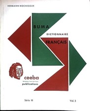 Buma Dictionnaire Francais; Serie III, Vol. 3. Hochegger, Hermann: