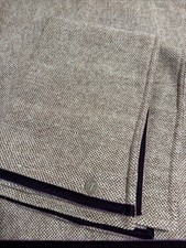 2 RALPH LAUREN Brittany Tweed Brown Cream STANDARD SHAM NWOTWool W/Velvet Trim