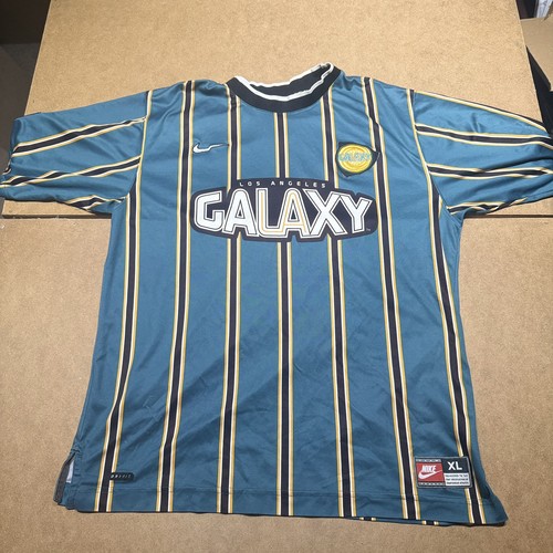 Vintage Nike LA Galaxy Jersey XL MLS Soccer Shirt USA Made 1998/99 Rare Original