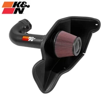 K&N Aluminum Cold Air Intake w/ Oiled Filter For 16-19 Ford Mustang Shelby 5.2L