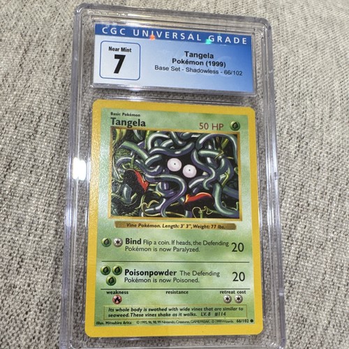 Tangela (Shadowless) graded CGC 7 for sale on eBay
