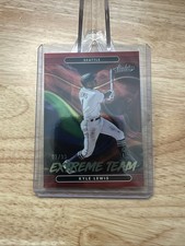 Kyle Lewis 2022 Panini Absolute - Extreme Team Spectrum Red /99 #ET-5 Mariners