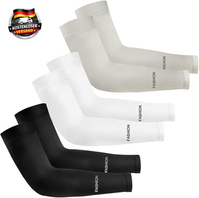 2 Paar Arm Sleeves Sport Ärmlinge Herren Anti-Uv-Sonnenschutz Arm Armstulpen Dam