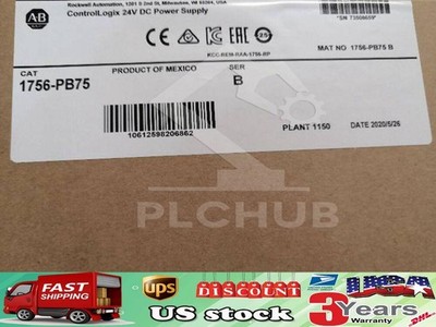 NEW Sealed AB 1756-PB75 SER B ControlLogix 24V DC Power Supply