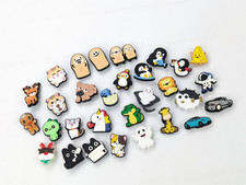 Adorable Kids 30 Pcs Mixed PVC Shoe Charms Lot Fit For Croc Clog Sandals Animals