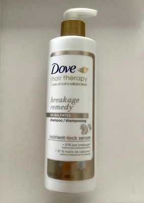 DOVE HAIR THERAPY BREAKAGE THERAPY SHAMPOO NUTRIENT LOCK SERUM New