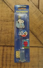 Happee Care Peanuts Snoopy Toothbrush Blue Soft Bristles with Travel Cap
