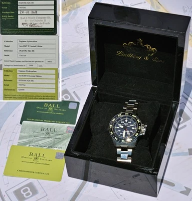 Ball Watch Company Engineer Hydrocarbon AeroGMT II Limitierte 0004/1000 Uhr - Bild 1 von 4