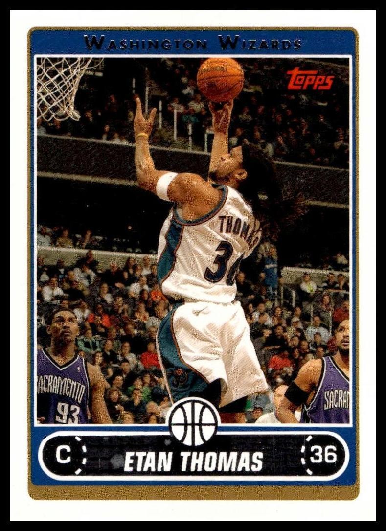 Etan Thomas 2006-07 Topps #199 Washington Wizards