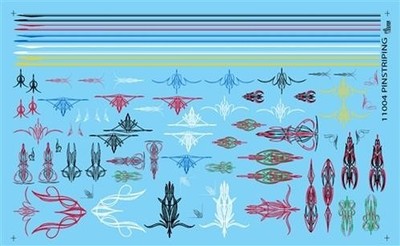 Gofer Racing 11004 1/24-1/25 Scale Pinstriping Decal