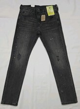 Levi  s 510 Skinny Jeans Men  s 31x30 Stretch Performance Distressed Black NWT