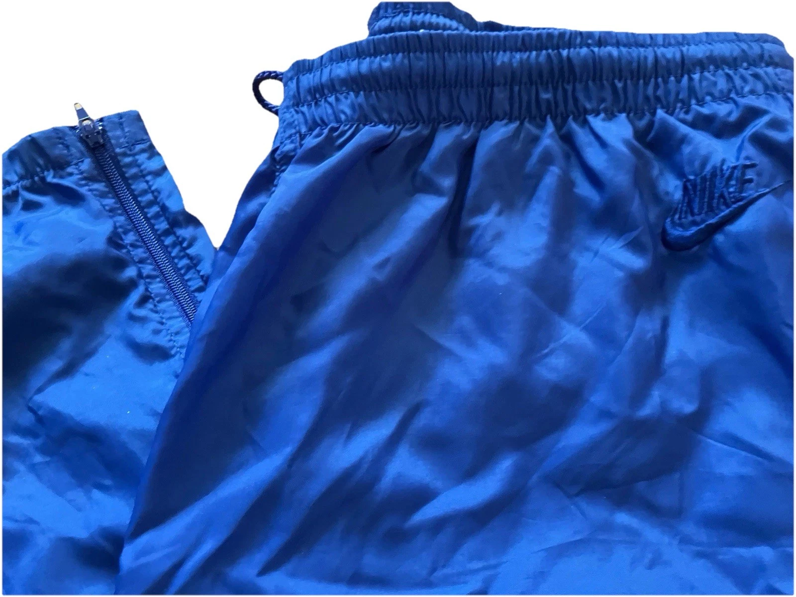 Vintage Nike Pants Mens L Purple Blue 80s 90s Nylon Parachute Track Windbreaker