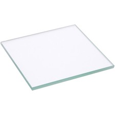 Plymor 2.5" Square, 3mm Thick Non-Beveled Clear Glass