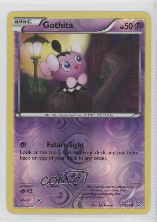 Gothita Reverse Foil Pokémon Black & White Dragons Exalted #55