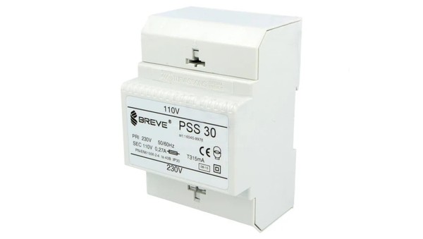 5905544672681 Transformator Sieciowy 30VA 230VAC 110V Na Szynę DIN IP30 PSS30/23-image