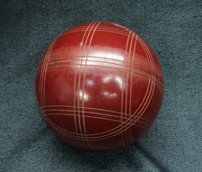 Vintage Bocce Replacement Ball 4.5", 2lb 6oz Burgundy Red Sportcraft 