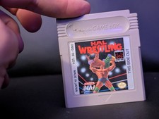 Hal Wrestling Nintendo Game Boy 1990 Rare Gameboy Cart Loose Authentic 