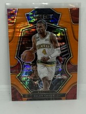 2022 Select Jalen Green Neon Orange Pulsar FOTL /15