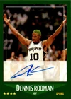 Dennis Rodman Signed Custom Trading Card Auto San Antonio Spurs NBA HOF