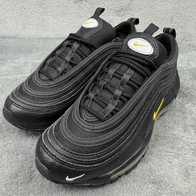 Nike Air Max 97 Turnschuhe Damen Größe UK 4 schwarz orang Laufen Fitnessschuhe GS Jugend
