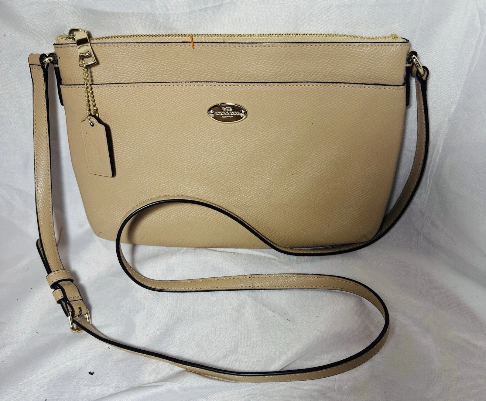 Tracolla Coach beige marrone. Stile # F52881
