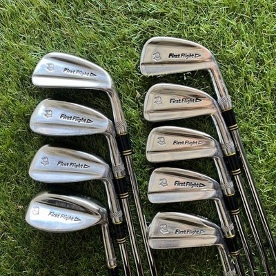 First Flight Golden Eagle Iron Set 2-Pw Regular Flex Vintage Blades Right Hand