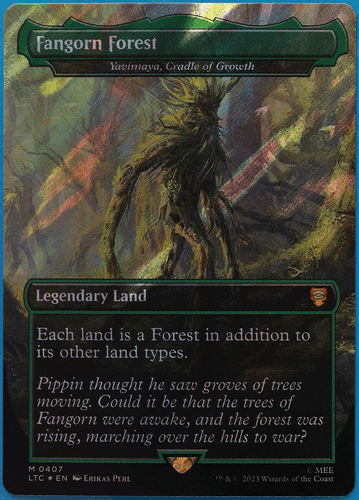 Fangorn Forest Yavimaya, Cradle of Growth (Surge) FOIL Lord of Rings NM 495706