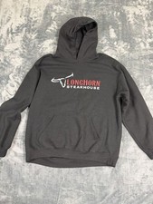 Longhorn Steakhouse Mens Hoodie L Black Pullo...