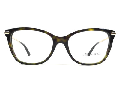 Jimmy Choo Brille Rahmen JC3007HB 5002 Dark Schildplatt Gold Cat Eye 54-17-140