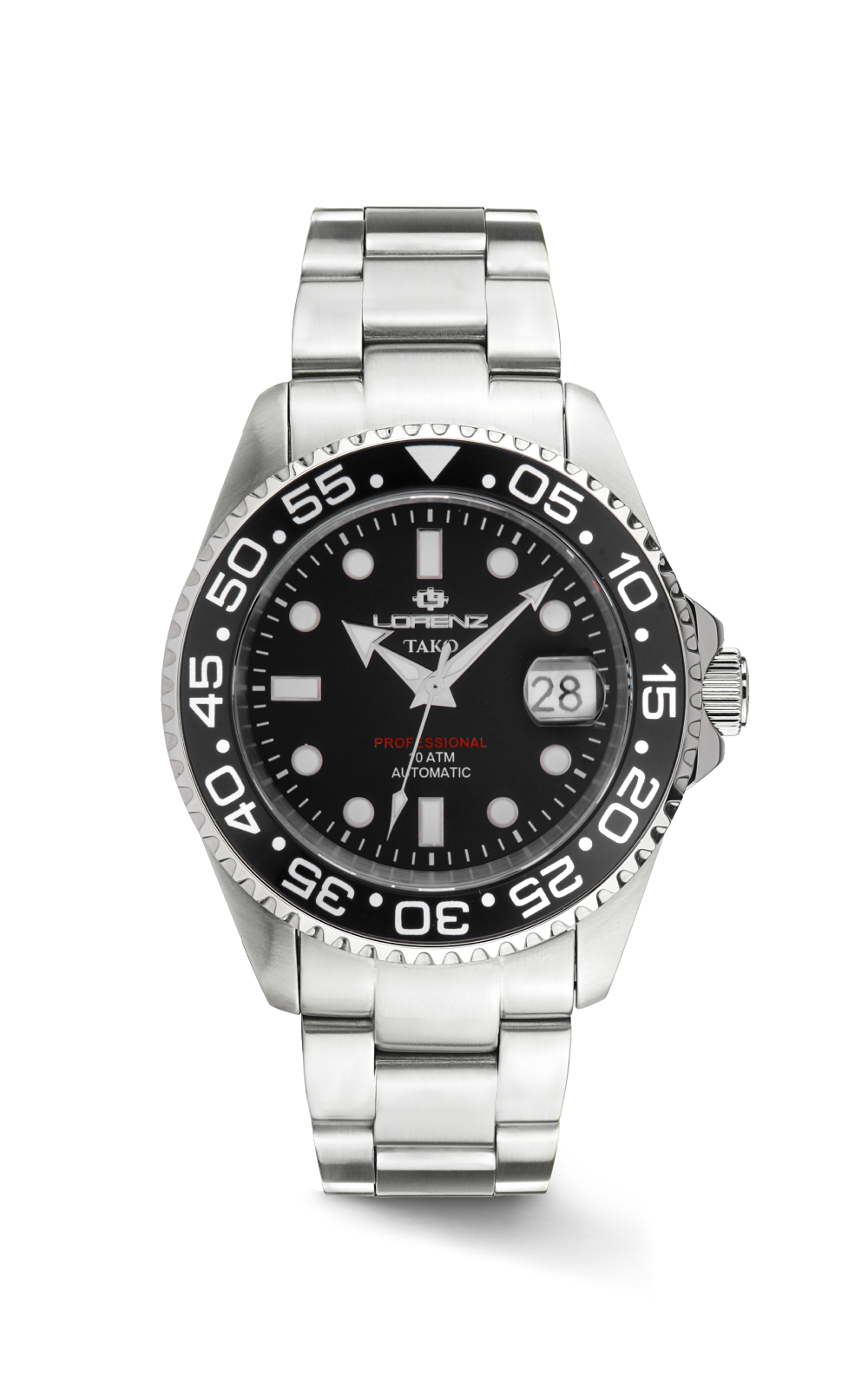 Orologio Uomo Lorenz Automatic Diver Professional Tako 100M Ref. 030254LL