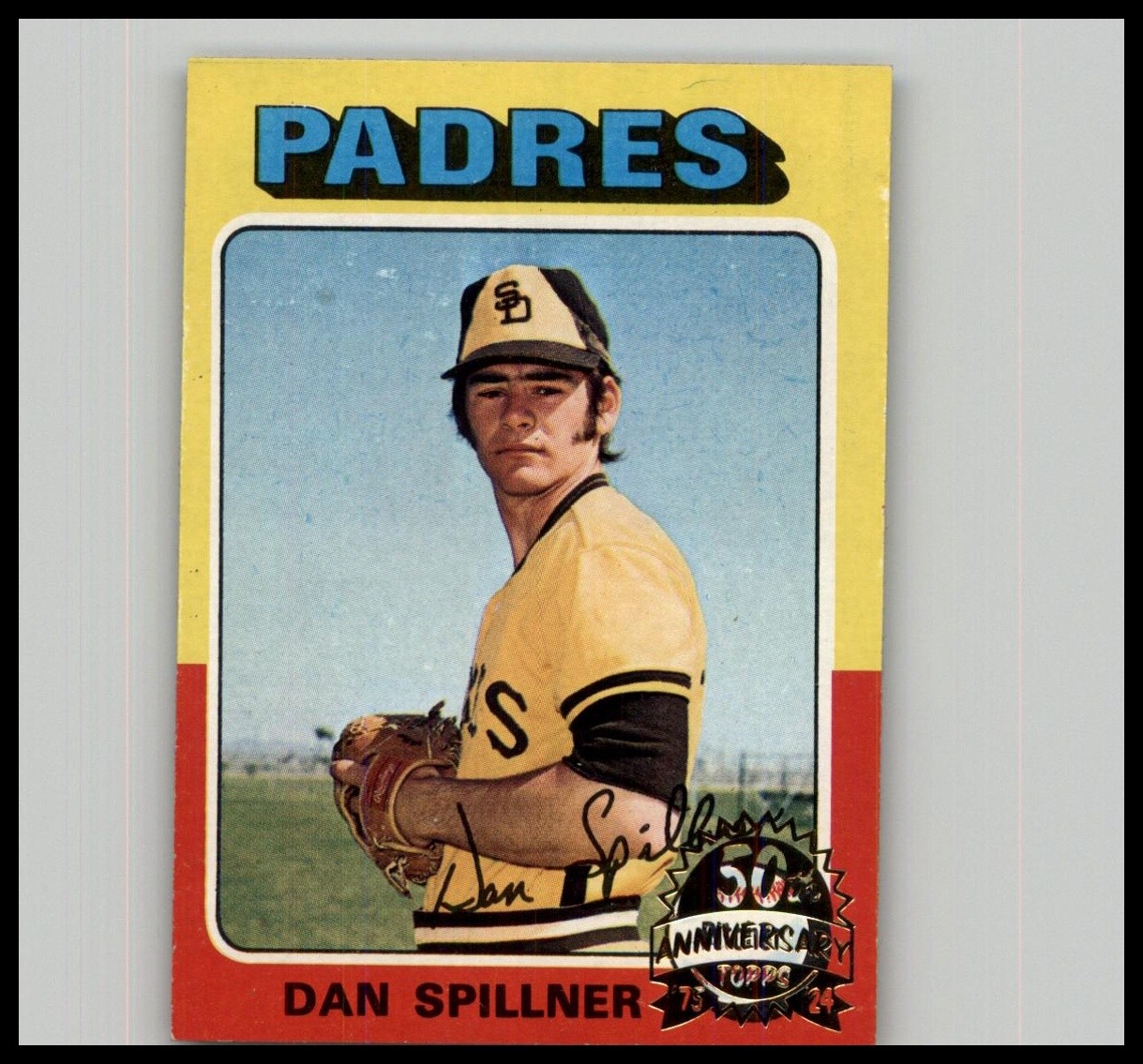 2024 Topps Heritage #222 Dan Spillner 50th Anniversary Buybacks