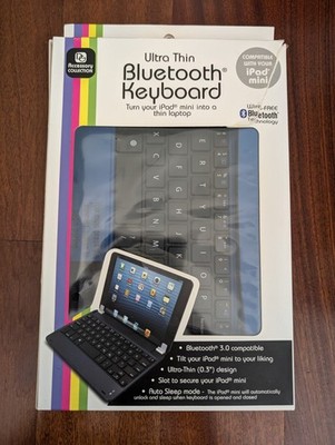 Digital Gadgets Ultra Thin Bluetooth Keyboard for iPad Mini, BLUE - DGMINIABK-BL