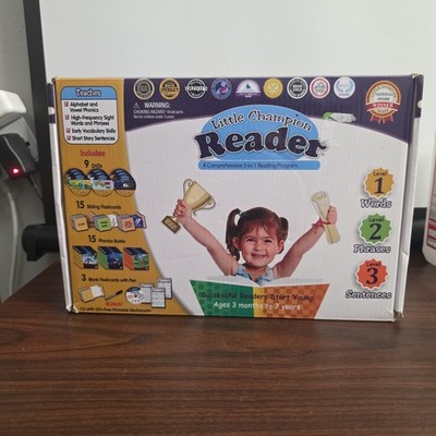 Little Champion Reader 3-in-1 Comprehensive Reading Program -Learn To read Compl