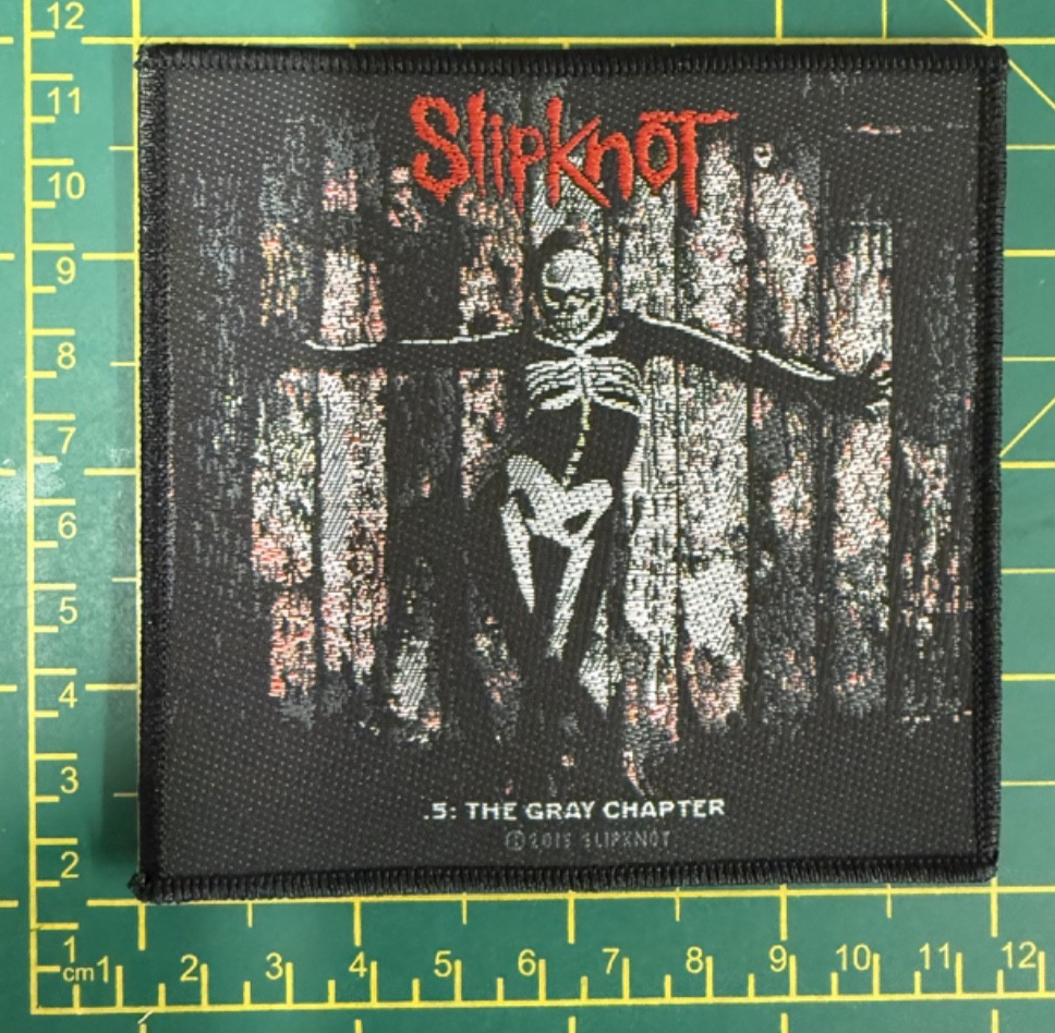 Slipknot The Gray Chapter Officially Licensed Sew On Patch