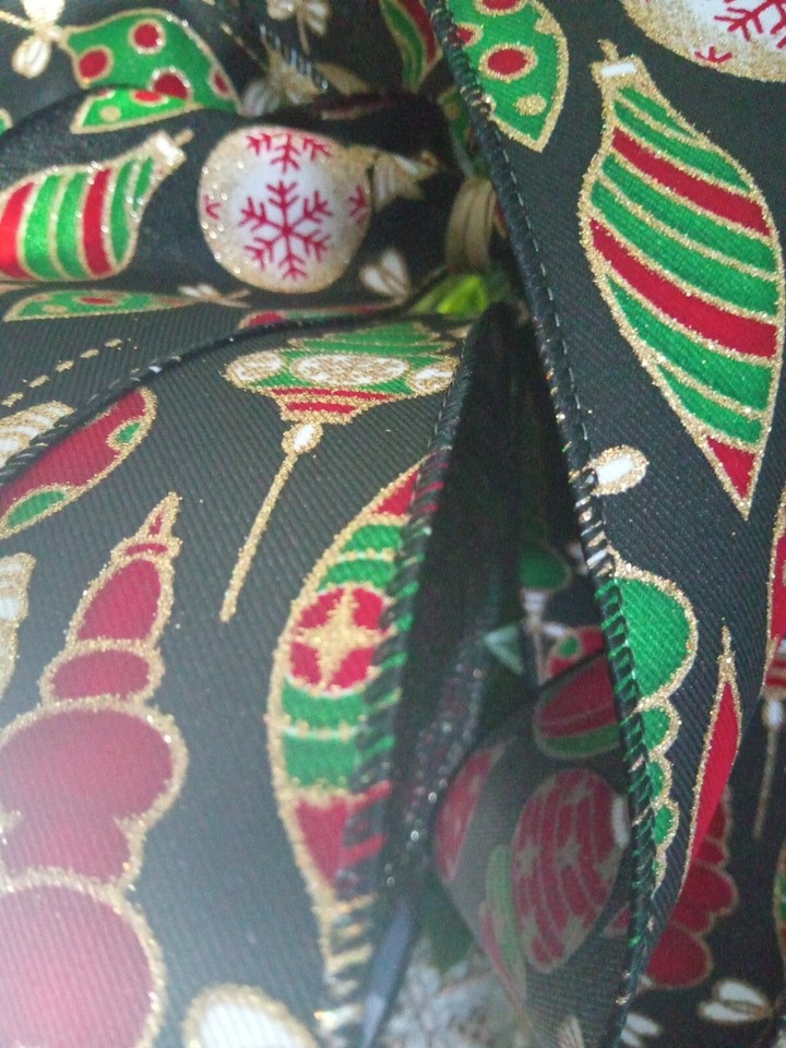 Christmas Kirkland 10meter vintage Job Lot Bundle wired Gothic Black