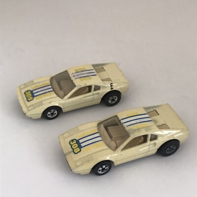 Hot Wheels Color Racers Color FX Ferrari 308 White Pink Red Lot (4