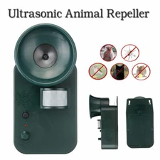Outdoor Battery Ultrasonic Bird Cat Dog Mouse Animal Repeller Scarer Deterrent