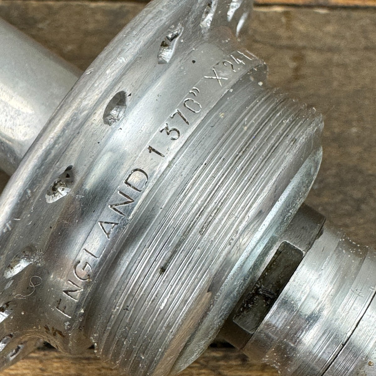 Vintage Campagnolo Hub Set 36 Hole English Thread 126 mm 100 36h
