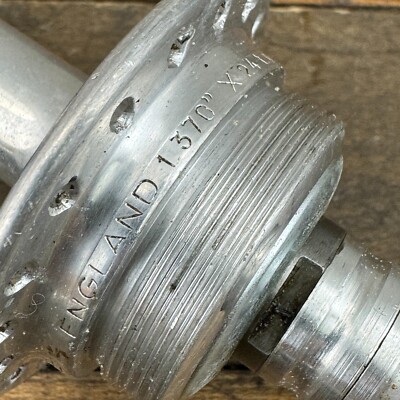 Vintage Campagnolo Hub Set 36 Hole English Thread 126 mm 100 36h