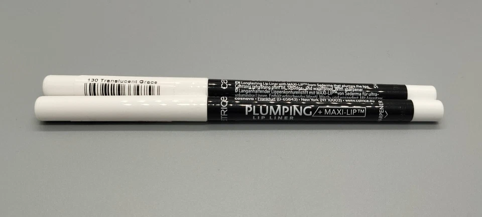 CATRICE 2x Cartice: Plumping Lip Liner + Maxi Lip - 130 Translucent Grace - 2x 0,35 g