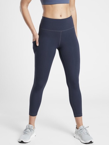 Stash Pocket Tight XS Navy Blue Gym Run 