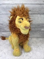 Disney Store The Lion King Simba's Dad Mufasa Large Plush Soft Cuddly Toy