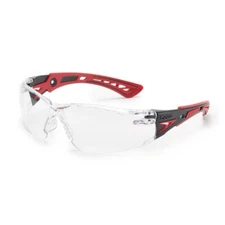 Bolle Rush+Glasses,CLEAR Lens,Anti-Fog/Anti-Scratch,Gray/Red 41080-Medicos Club
