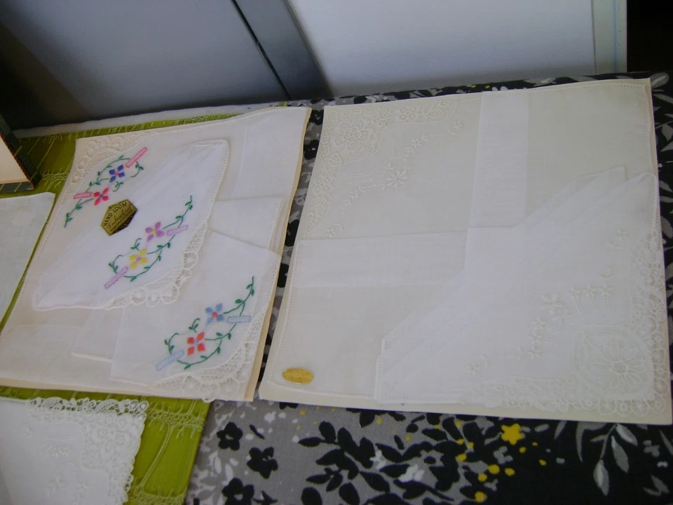 Lot of 9 Vintage (1950s) Hankie-Handkerchief Set - NEW - Image 2 of 4