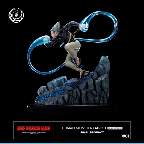 Anime Manga One-Punch Man HUMAN MONSTER GAROU Tsume Art Limited Edition Statue - Foto 3 di 13